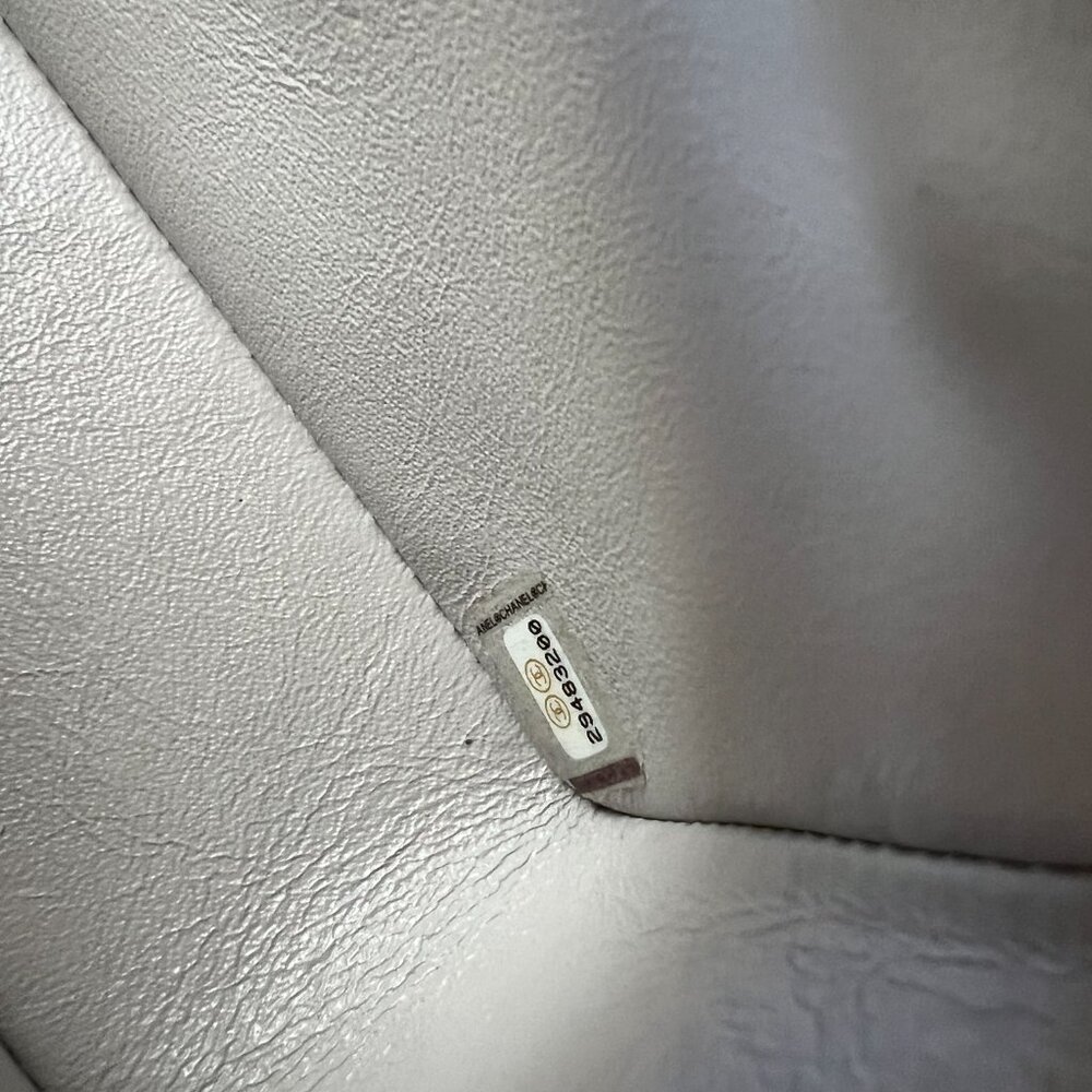 Chanel Classic Mini Rectangular, Grey Lambskin Le… - image 8